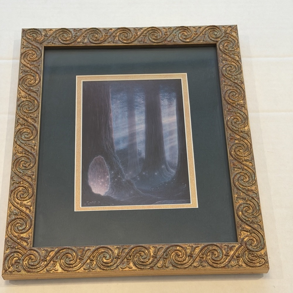 Gilbert Williams Entrance Into the Earth Framed Note Card Visionary Fantasy Art - Picture 4 of 12